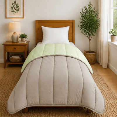 12979 13 vert clair taupe 140x200 350grs