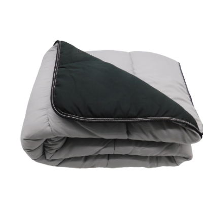 12979 7 recto couette 140x200 gris fonce noir 350grs