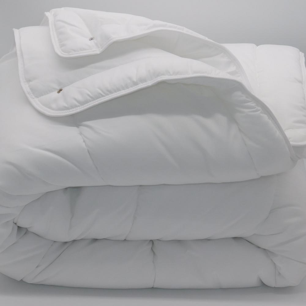 Couette 4 saisons 200x200 blanche en polyester 200+300 g/m² HOYA