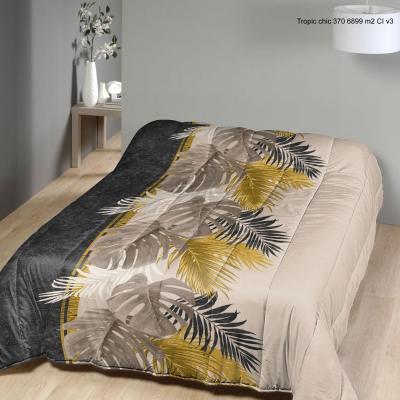 28790 couette 140x200 imprimee feuillage temperee