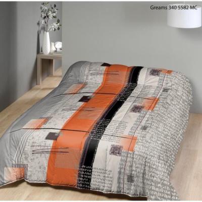 Couette imprimee double face geometrie 200 x 200