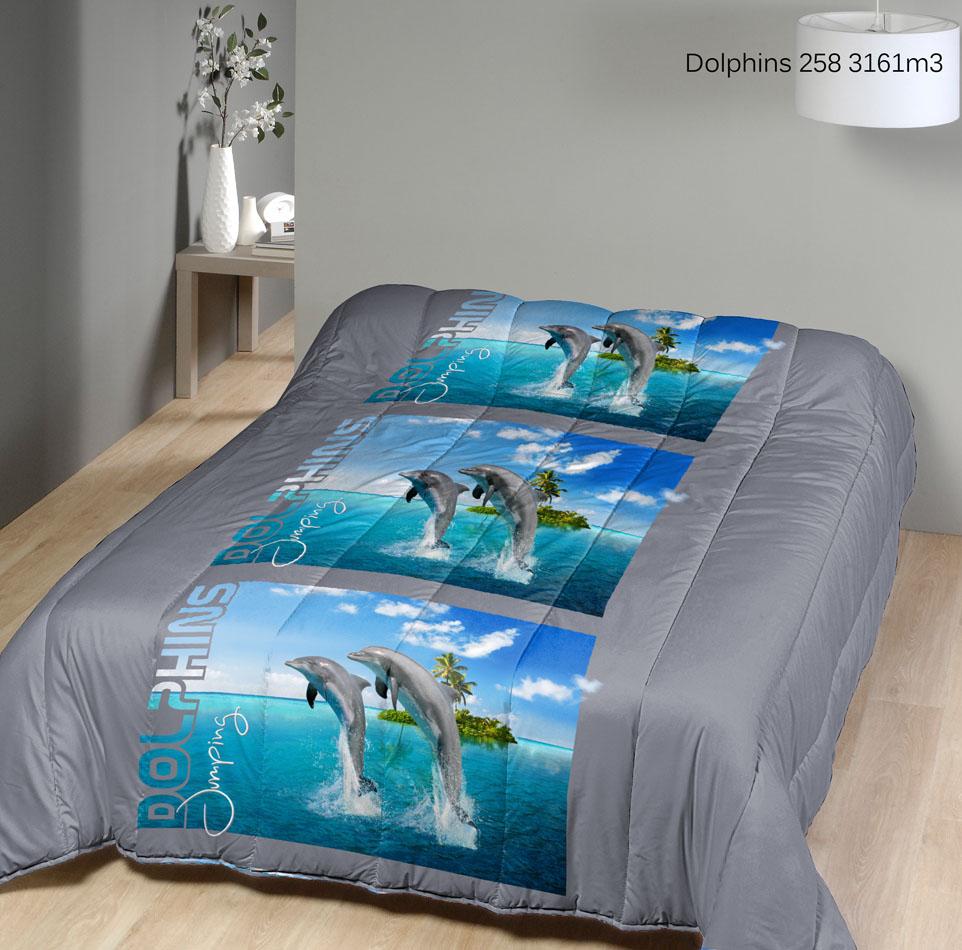 Couette Légère Dauphins - 2 personnes - 220x240 - 20391