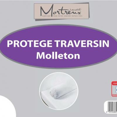 Encart protege traversin molleton