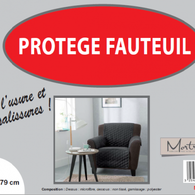 Fauteuil noir