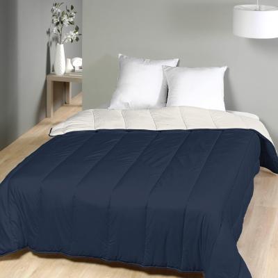 Couette Bleu Marine/Beige Tempérée - 13175