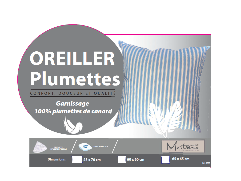 Oreiller plumettes